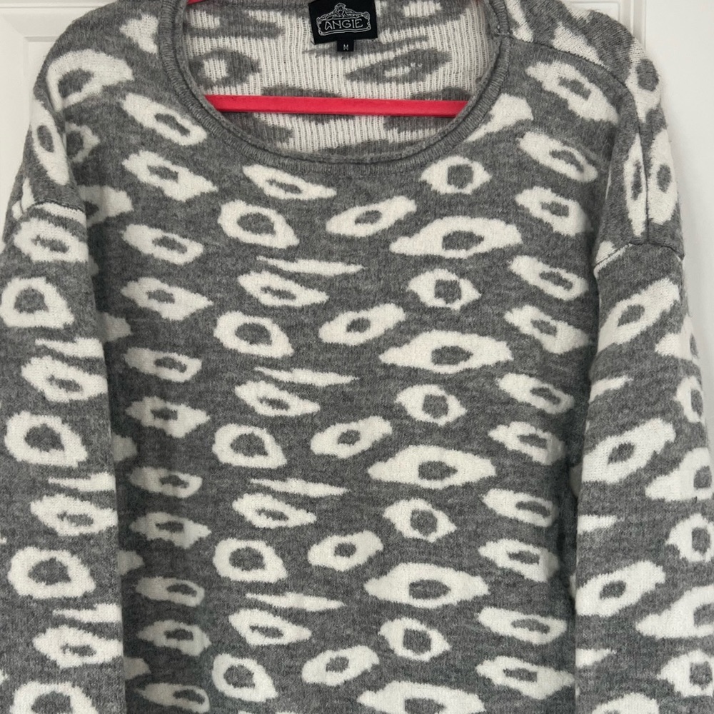 cheetah print sweater